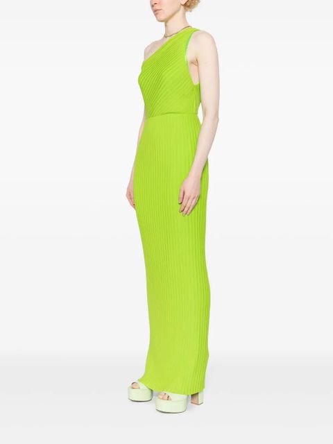 Solace London Adira chiffon maxi dress - Green