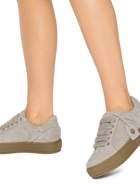 Kurt Geiger London sneakersy zamszowe Southbank Tag kolor beżowy 493347209