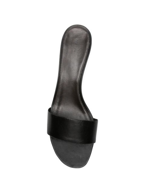 The Row Combo Two leather sandals - Black