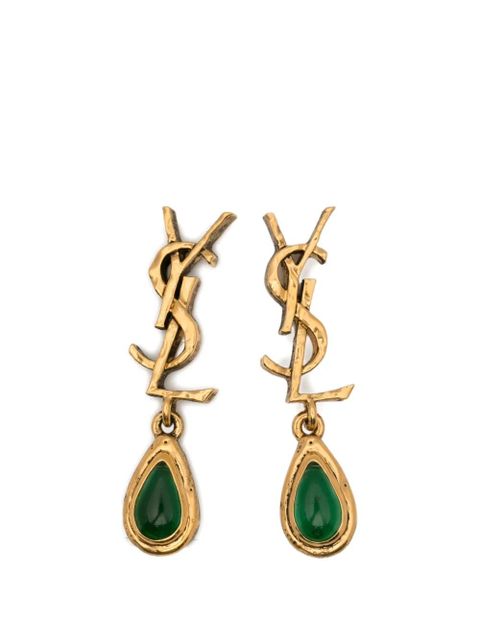Saint Laurent Cassandre drop earrings - Gold - zdjęcie produktu nr 1