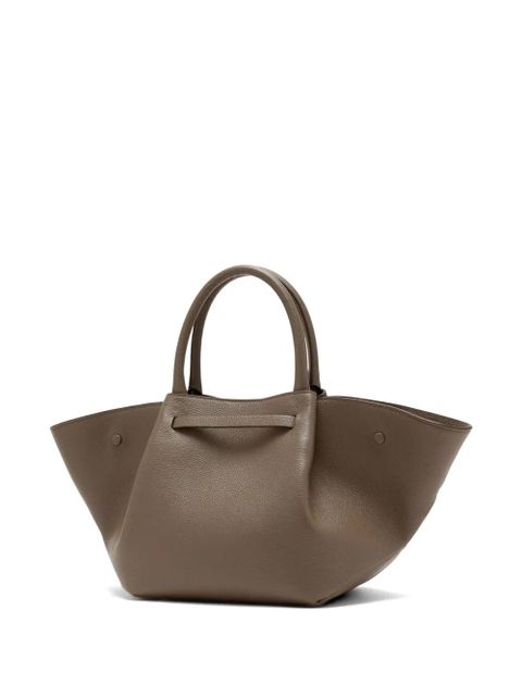 DeMellier midium The New York grained leather tote bag - Brown - zdjęcie produktu nr 2