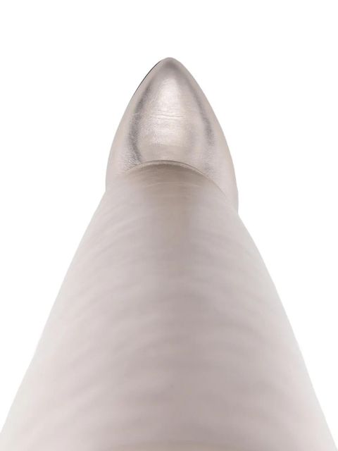 Givenchy 85mm Shark Lock boots - Gold