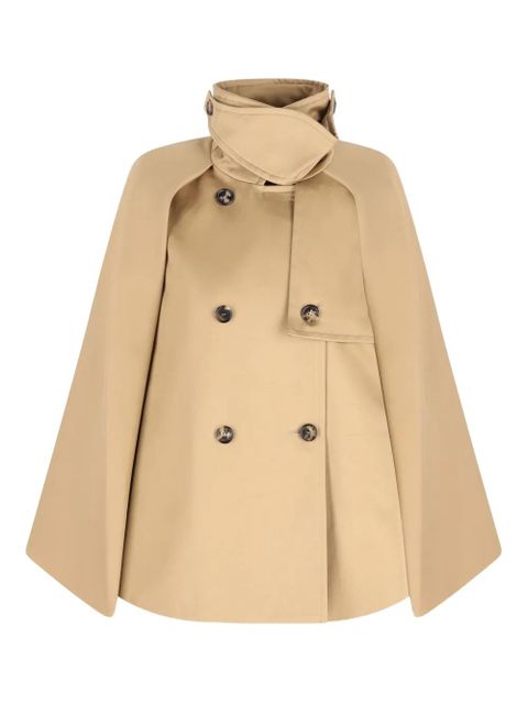 LOEWE cape high-neck jacket - Neutrals - zdjęcie produktu nr 1