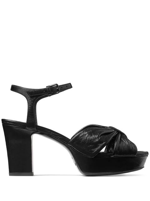 Jimmy Choo 80mm Heloise sandals - Black