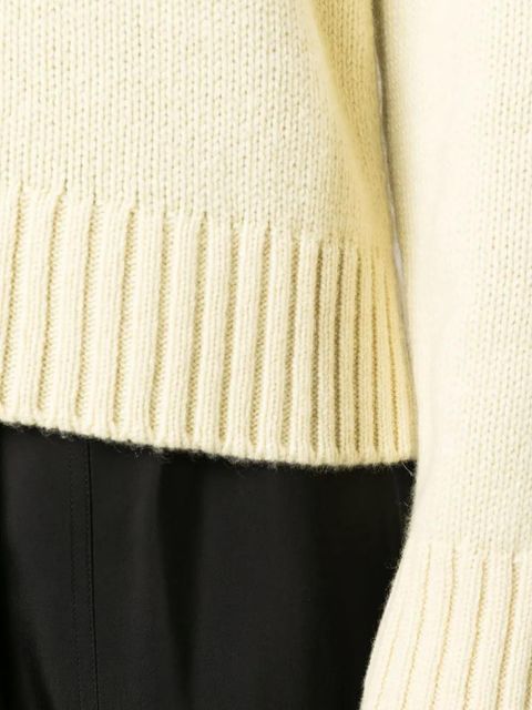 Jil Sander crew-neck jumper - Yellow