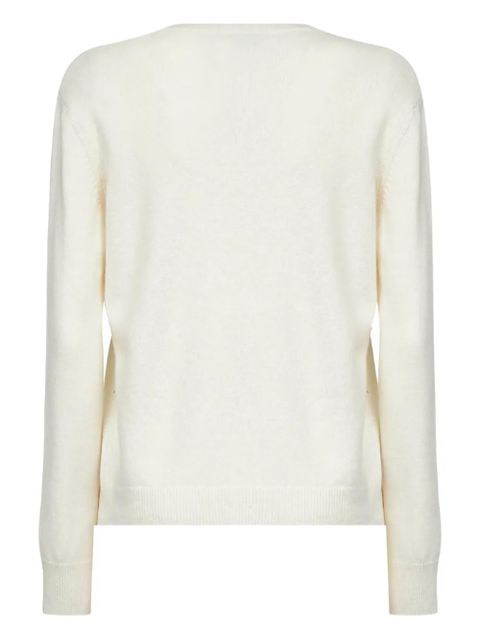 MC2 Saint Barth jacquard embroidered sweater - White - zdjęcie produktu nr 2