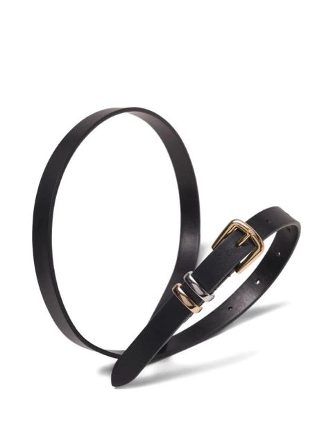 Maje square-buckle belt - Black