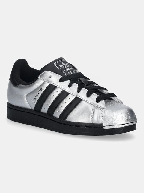 adidas Originals sneakersy skórzane Superstar II damskie kolor srebrny IH1599 - zdjęcie produktu nr 1