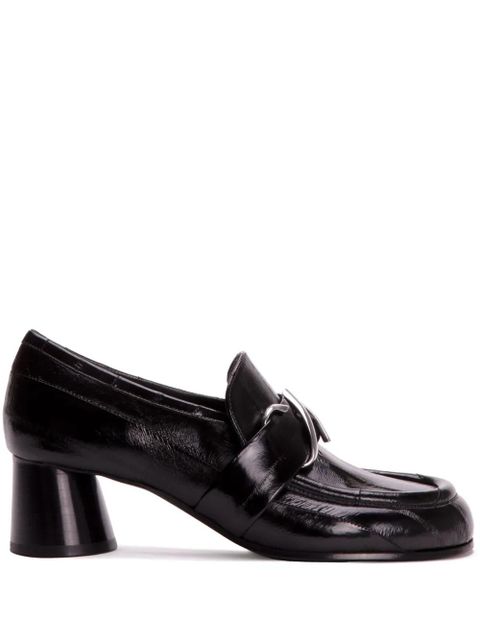 Proenza Schouler Monogram 55mm leather loafers - Black - zdjęcie produktu nr 1