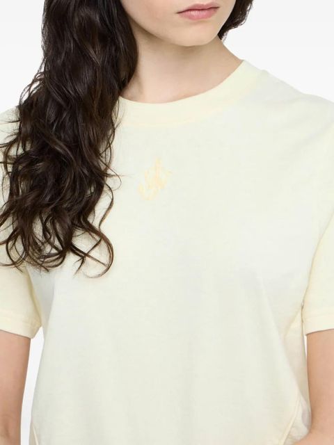 JW Anderson logo-embroidered T-shirt - Yellow