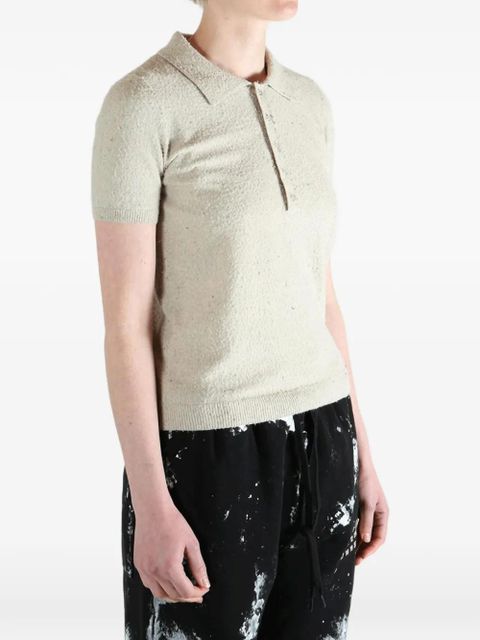 MM6 Maison Margiela short-sleeve polo shirt - Neutrals