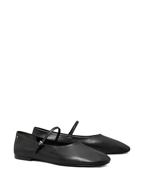 Tory Burch buckle-strap ballet flats - Black