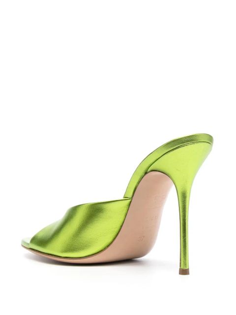 Casadei 115mm Julia Ilary Flash sandals - Green - zdjęcie produktu nr 2