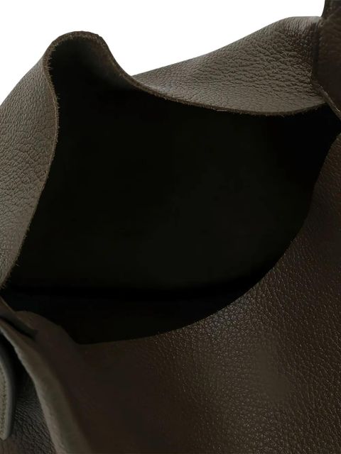 The Row large Isa shoulder bag - Brown