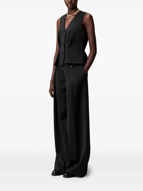 Claudie Pierlot button-detail trousers - Black