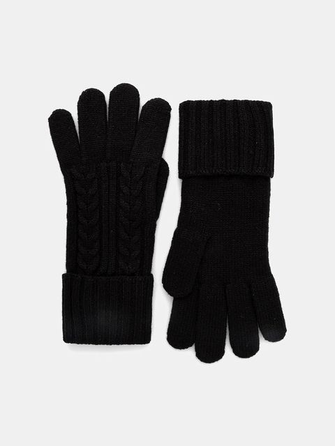 Guess rękawiczki damskie kolor czarny AW5382 POL02 - zdjęcie produktu nr 1