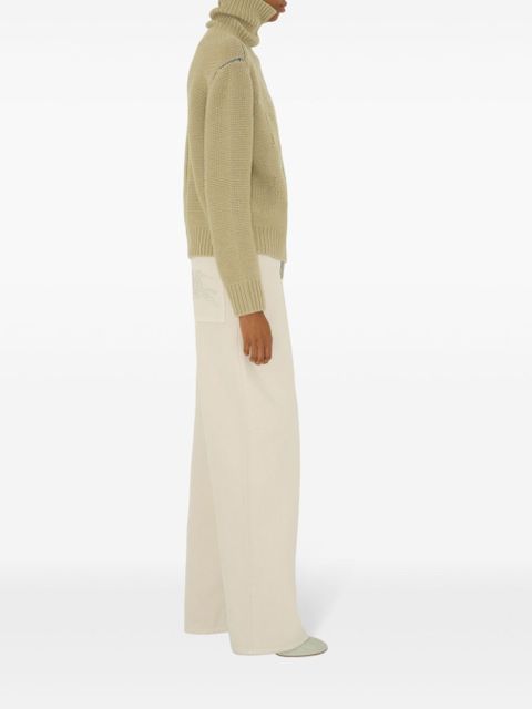 Burberry EKD cashmere sweater - Neutrals
