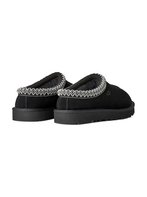 UGG kapcie zamszowe Tasman II kolor czarny 1174470.BLK