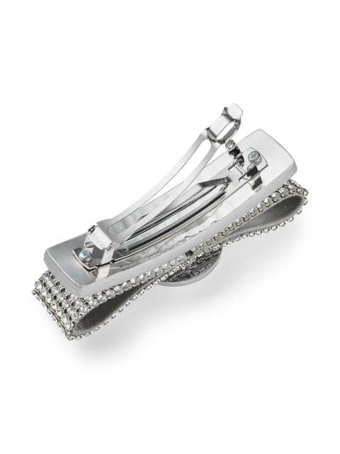 Versace Right Gianni Ribbon mesh hair clip - Silver - zdjęcie produktu nr 2