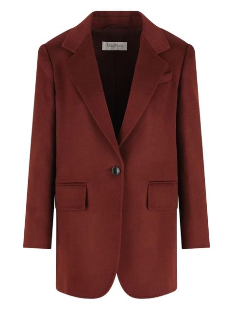 Max Mara single-breasted blazer - Red - zdjęcie produktu nr 1