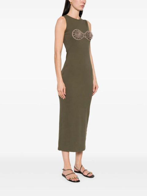 Magda Butrym ribbed midi dress - Green - zdjęcie produktu nr 2