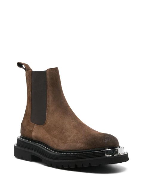 SANDRO metallic-detail boots - Brown - zdjęcie produktu nr 2