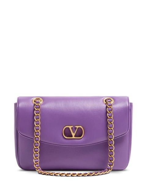 Valentino Garavani Djuna medium chain bag in nappa leather - Purple - zdjęcie produktu nr 1