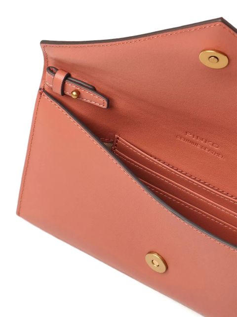 PINKO flap clutch bag - Orange