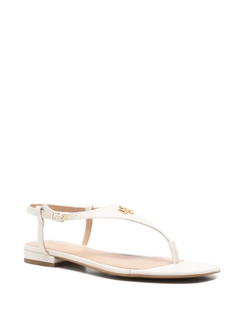 Lauren Ralph Lauren thong-strap leather sandals - White - zdjęcie produktu nr 2
