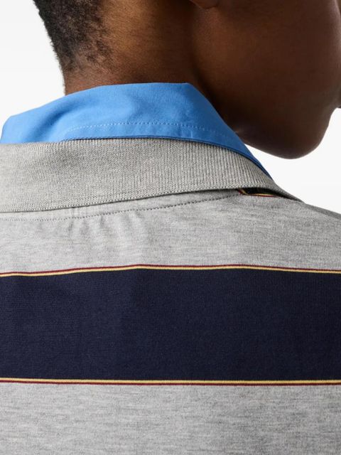 Miu Miu Striped jersey polo shirt - Grey
