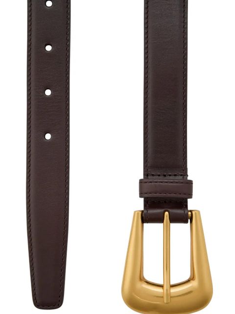 Saint Laurent Folk buckle belt - Brown - zdjęcie produktu nr 2