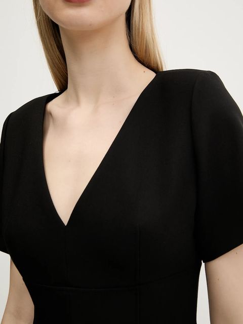 HUGO sukienka kolor czarny mini prosta 50542656