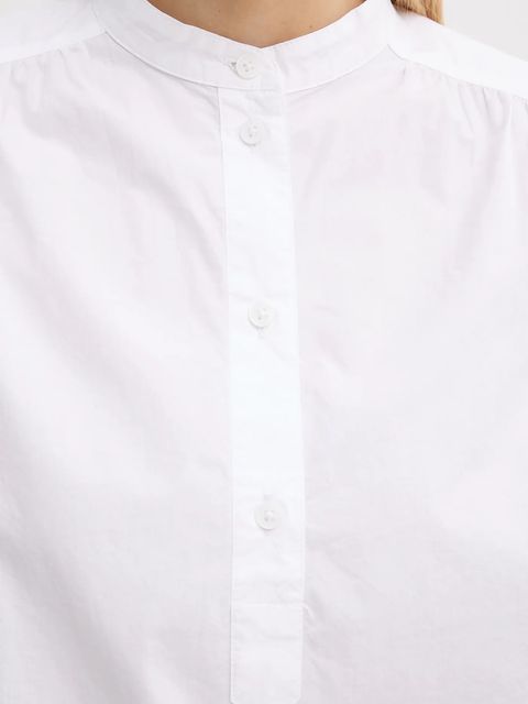 Marc O'Polo bluzka bawełniana damska kolor biały gładka 5000006442