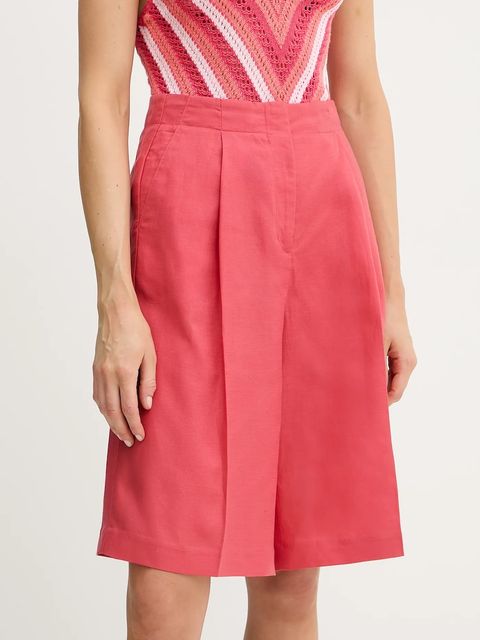 United Colors of Benetton szorty z domieszką lnu - zdjęcie produktu nr 2