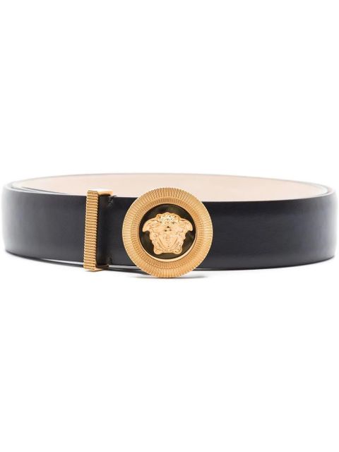 Versace Medusa Biggie leather belt - Black - zdjęcie produktu nr 1