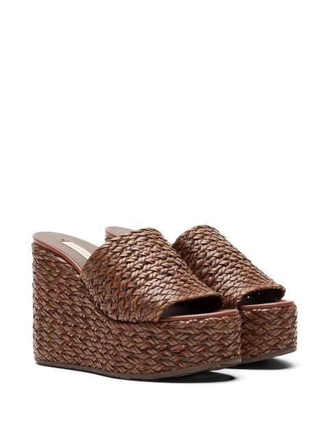 Casadei Suncity wedged sandals - Brown - zdjęcie produktu nr 2