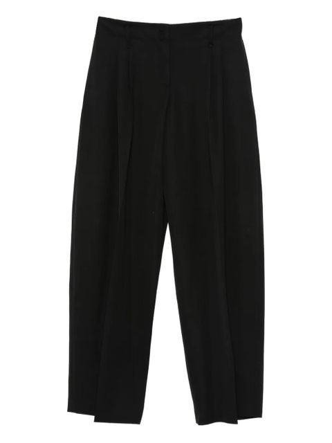 Alexander McQueen cotton tapered trousers - Black - zdjęcie produktu nr 1