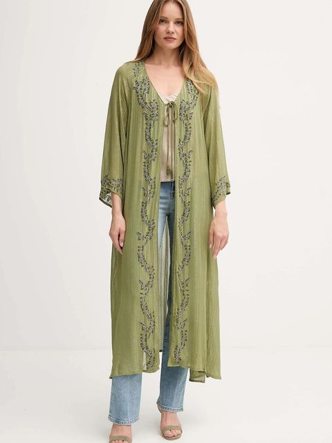 Hoss Intropia marynarka kolor zielony oversize 5432680
