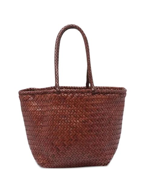 DRAGON DIFFUSION woven-design shoulder bag - Brown - zdjęcie produktu nr 1