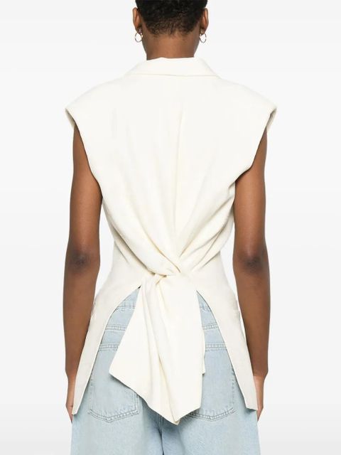 ETRO paisley-jacquard waistcoat - Neutrals