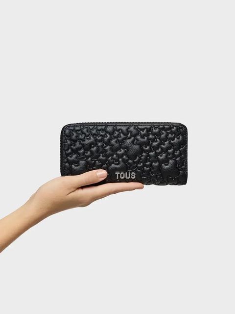 Tous portfel PUFFY BEAR damski kolor czarny 2002186351