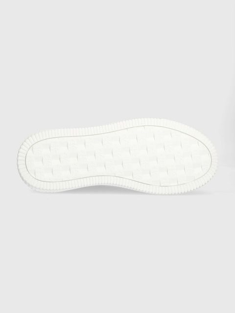 Calvin Klein Jeans sneakersy skórzane YW0YW00823 CHUNKY CUPSOLE MONOLOGO W kolor biały YW0YW00823