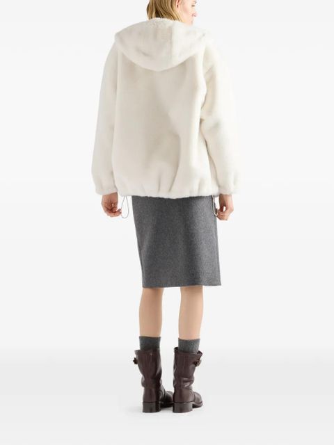 Prada reversible hooded jacket - Neutrals