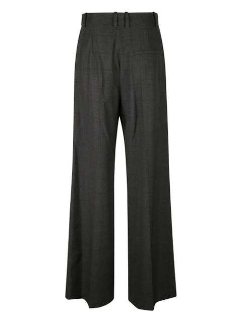 The Frankie Shop checked-pattern trousers - Grey