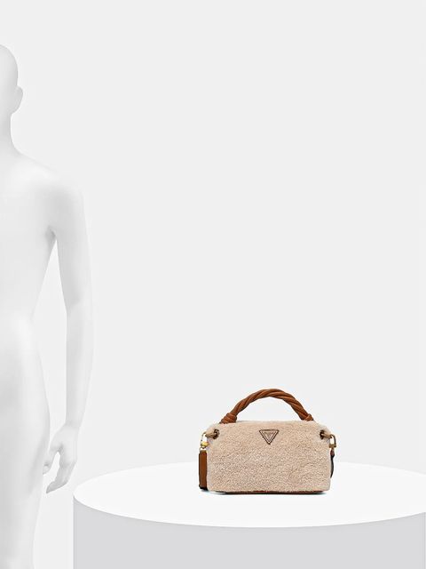 Guess torebka SHAIDA kolor beżowy HWWB81 43110