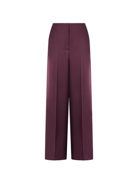 PINKO wide-leg satin trousers - Red - zdjęcie produktu nr 1