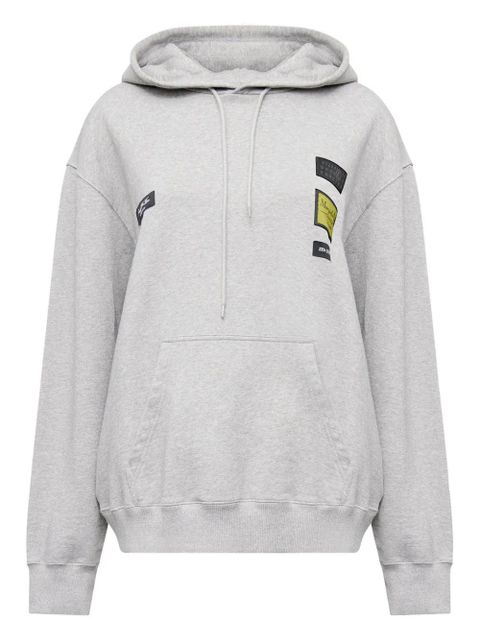 MM6 Maison Margiela patch hooded jacket - Grey - zdjęcie produktu nr 1
