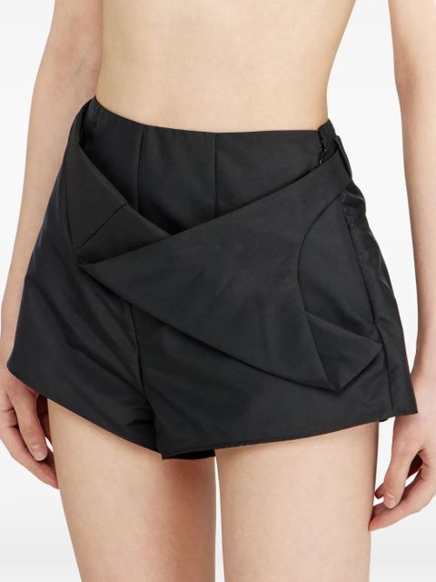 Diesel P-Sarto wrap-effect front shorts - Black