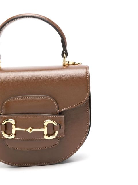 Gucci mini 1955 Horsebit tote bag - Brown
