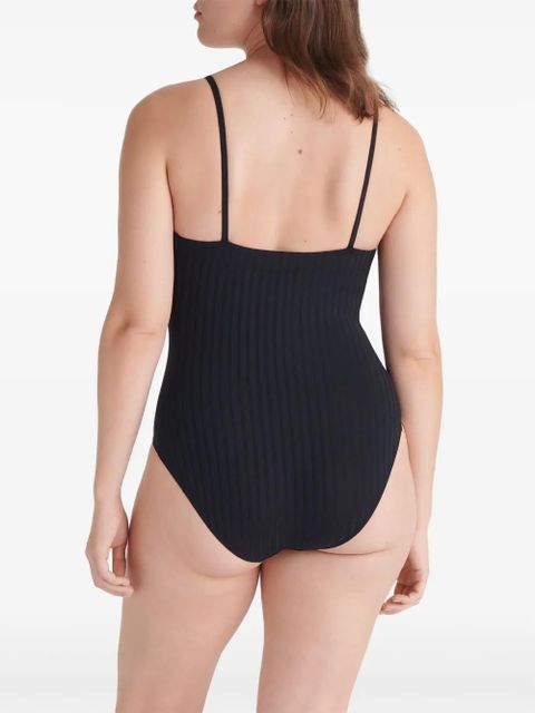 ERES Tropicalia ribbed swimsuit - Black